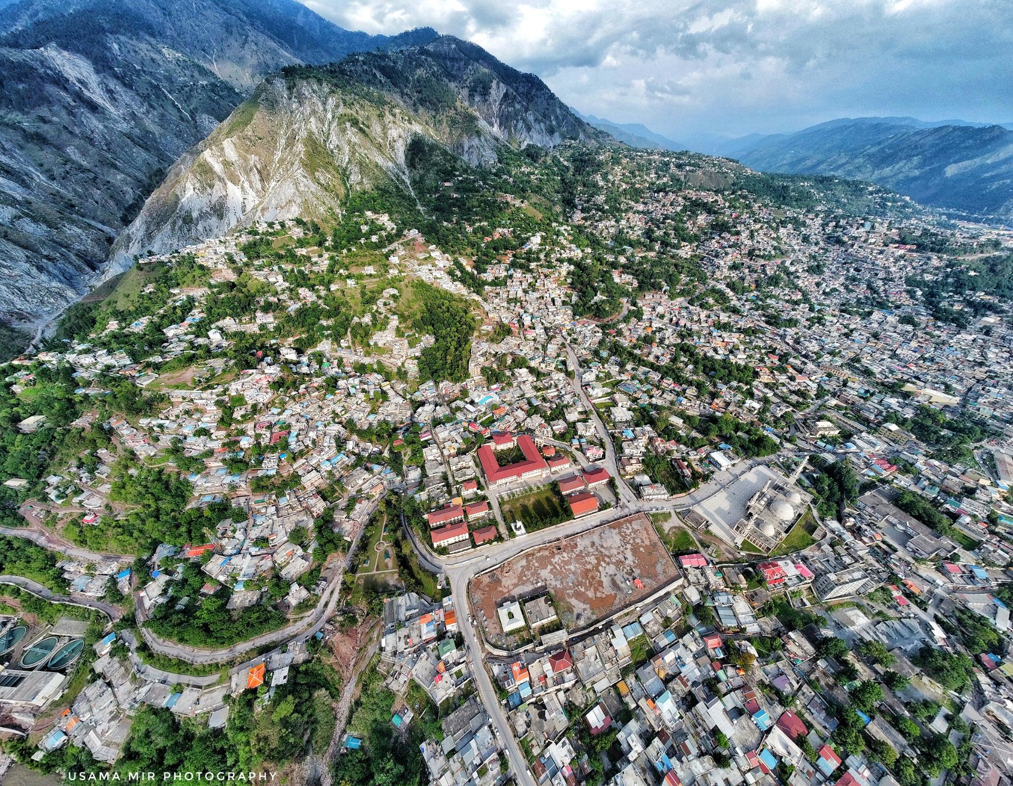 Muzaffarabad Bird's Eye View
